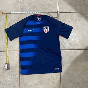 NIKE team USA 2018 away Blue Soccer Jersey